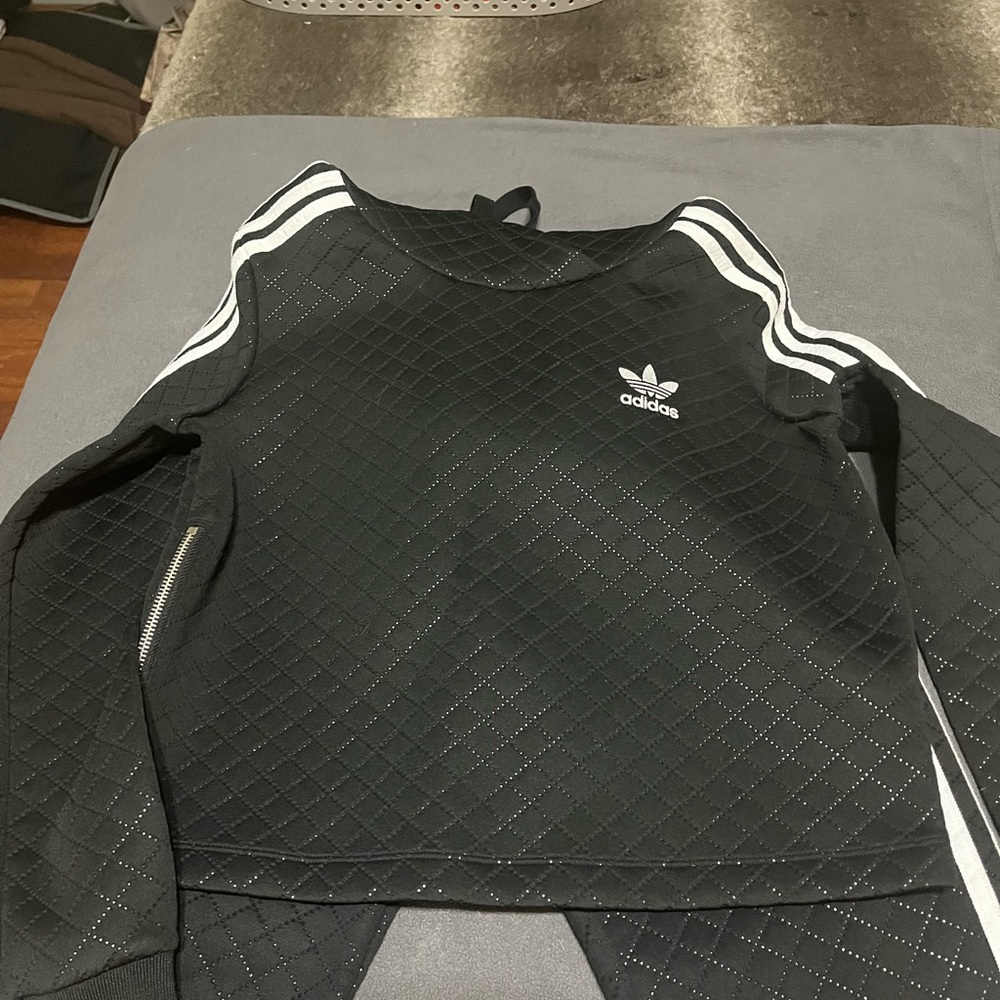 Adidas Black Quilted Jacket